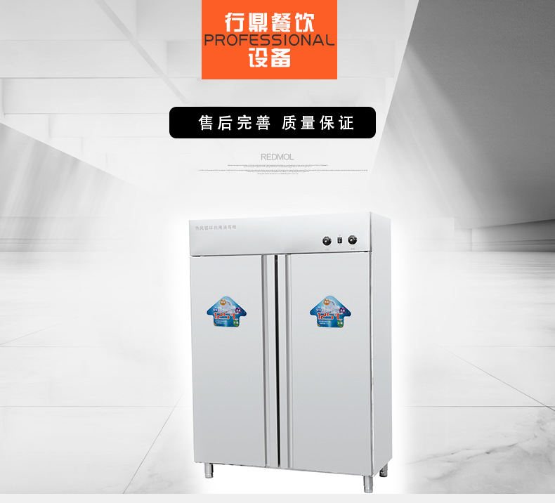 伊德森 雙門經(jīng)濟(jì)型熱風(fēng)循環(huán)消毒柜 商用立式酒店餐具碗盤消毒柜