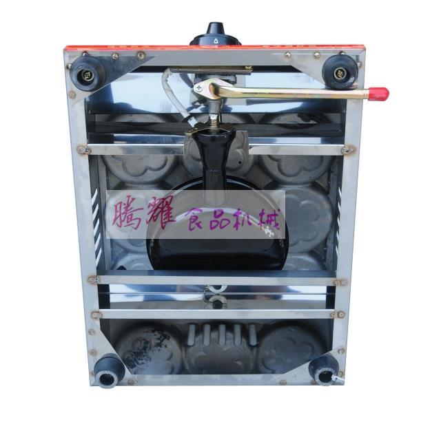 商用不銹鋼9孔燃?xì)鉂h堡機(jī) 美式雞蛋餅機(jī)/雞蛋漢堡機(jī) 九孔紅豆餅機(jī)