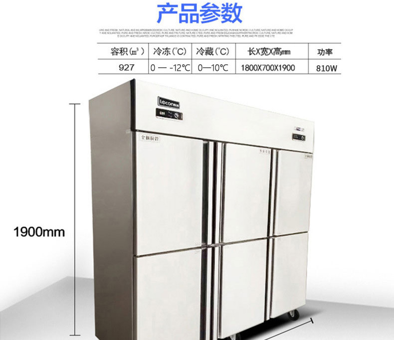 樂創(chuàng)四門六門6門大容量商用冰箱冷藏冷柜保鮮柜冷凍冰柜冷柜冷藏