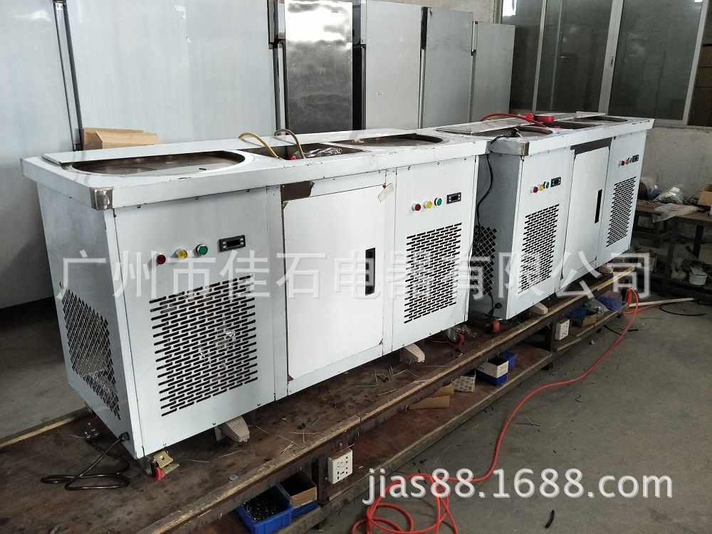 炒冰機(jī)廠家 商用雙方鍋 炒冰淇淋卷機(jī) Fried ice-cream machine