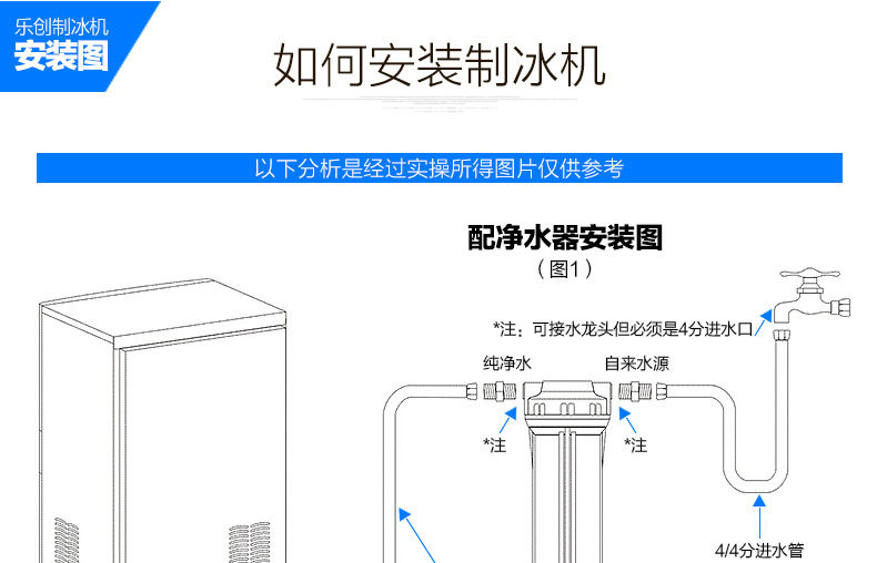 樂創(chuàng)商用制冰機(jī)奶茶店全自動制冰機(jī)方塊冰小型60/80kg公斤 包郵