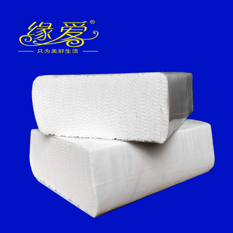 緣愛(ài)批發(fā)加厚三折擦手紙廚房吸油用紙抽紙酒店廁所衛(wèi)生紙多省包郵