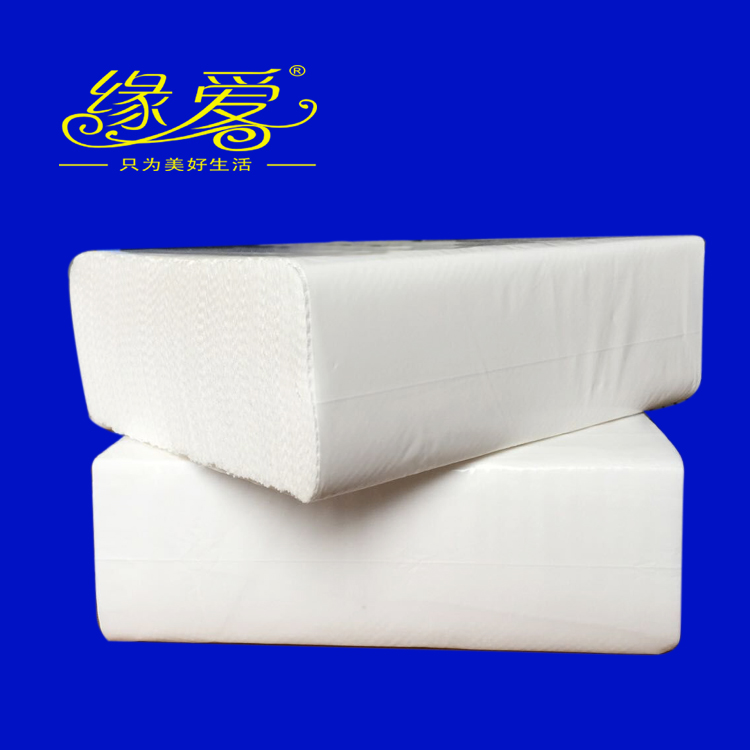 緣愛(ài)批發(fā)加厚三折擦手紙廚房吸油用紙抽紙酒店廁所衛(wèi)生紙多省包郵